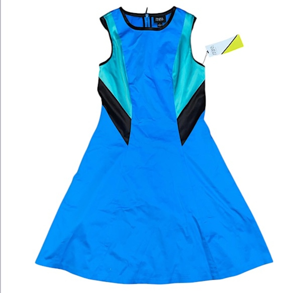 Prabal Gurung for Target Blue Green Skater Dress